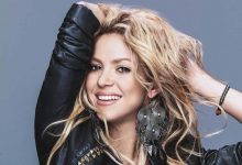 The Lebanese Colombian singer Shakira posing for a photoshoot