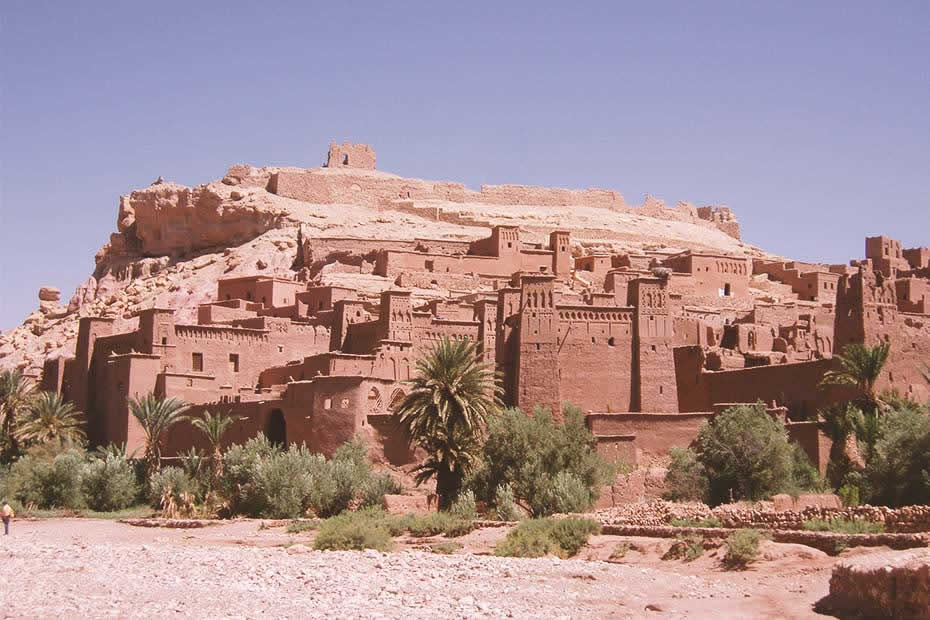 Beautiful view of Ouarzazate's prominent kasbahs