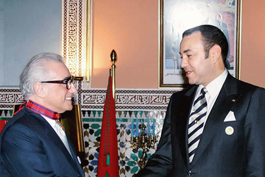 Martin Scorcese and King Mohamed VI of Morocco