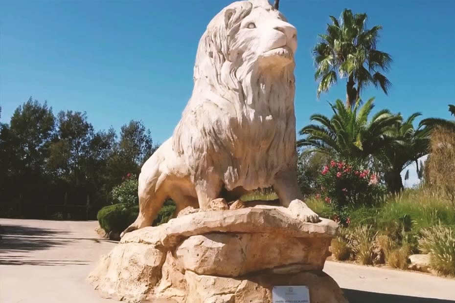 Rabat Zoo, also known as "Temara Zoo" in Morocco.