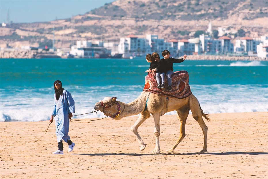 Visit the beaches of Agadir