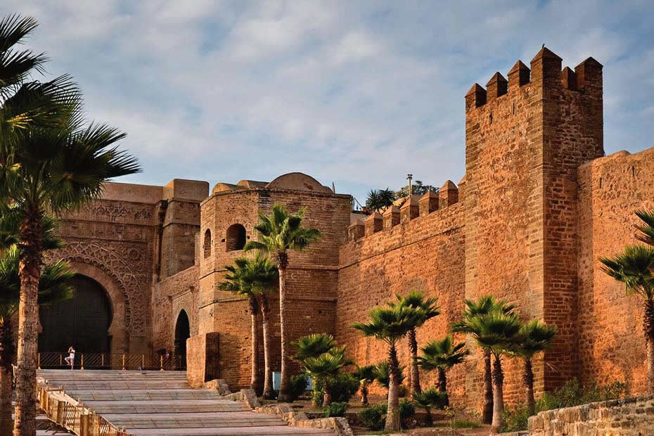 The Kasbah of the Udayas in Rabat, Morocco.