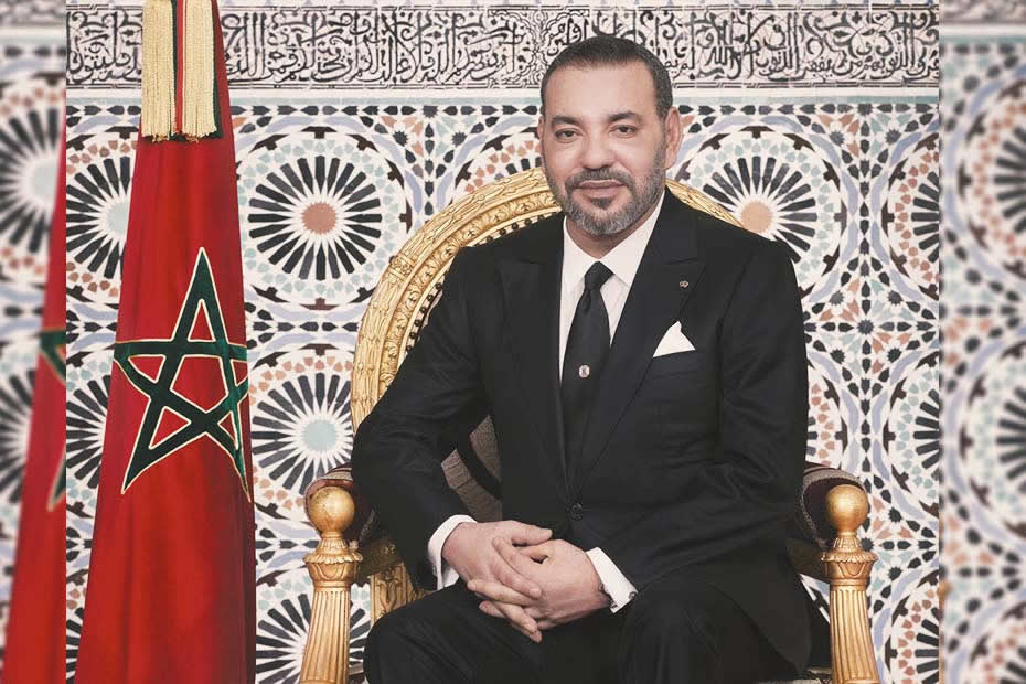Where is located Morocco, king of Morocco