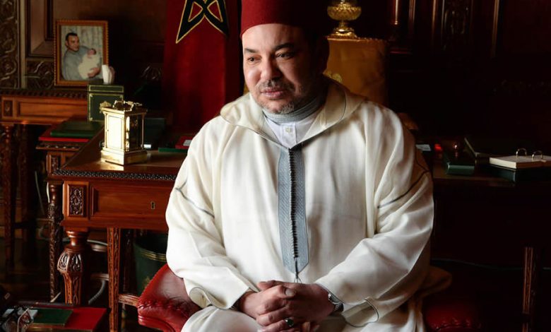 King Morocco Mohammed VI siting on a chair sad and is affected by the Coronavirus?