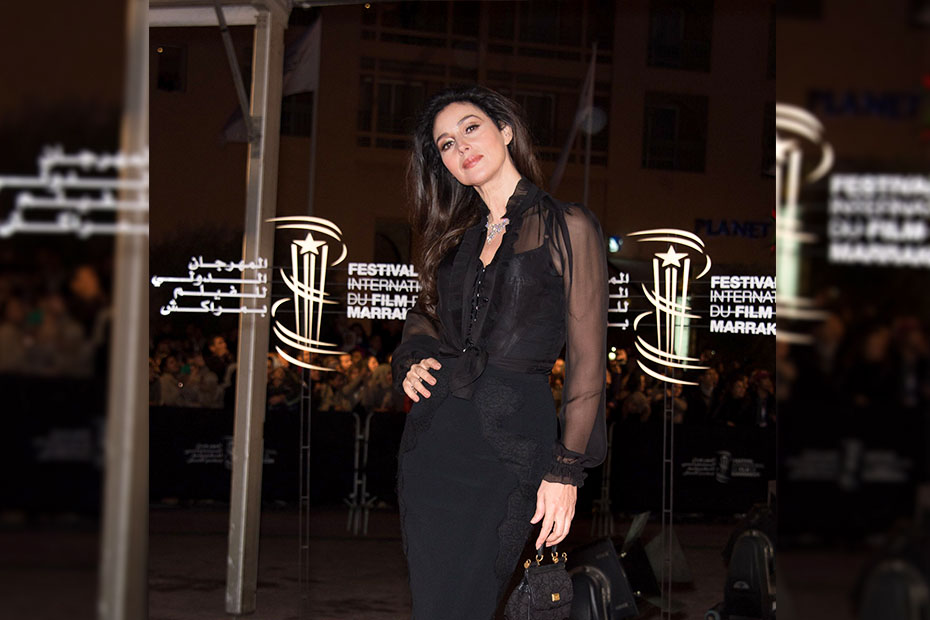 Monica Belluci at the Marrakech International Film Festival