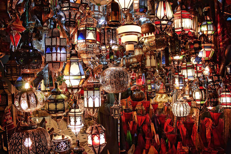 beautiful set of Moroccan lamps