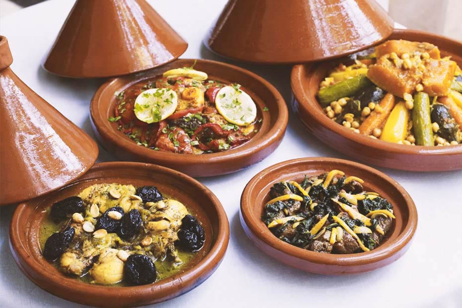different types of Moroccan tajines morocco is known for