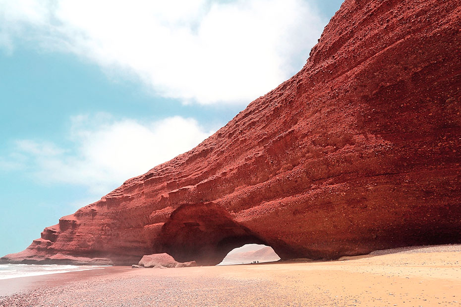 beach in morocco