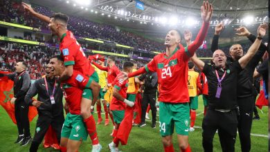 moroccan team morocco in the finals of fifa world cup 2022